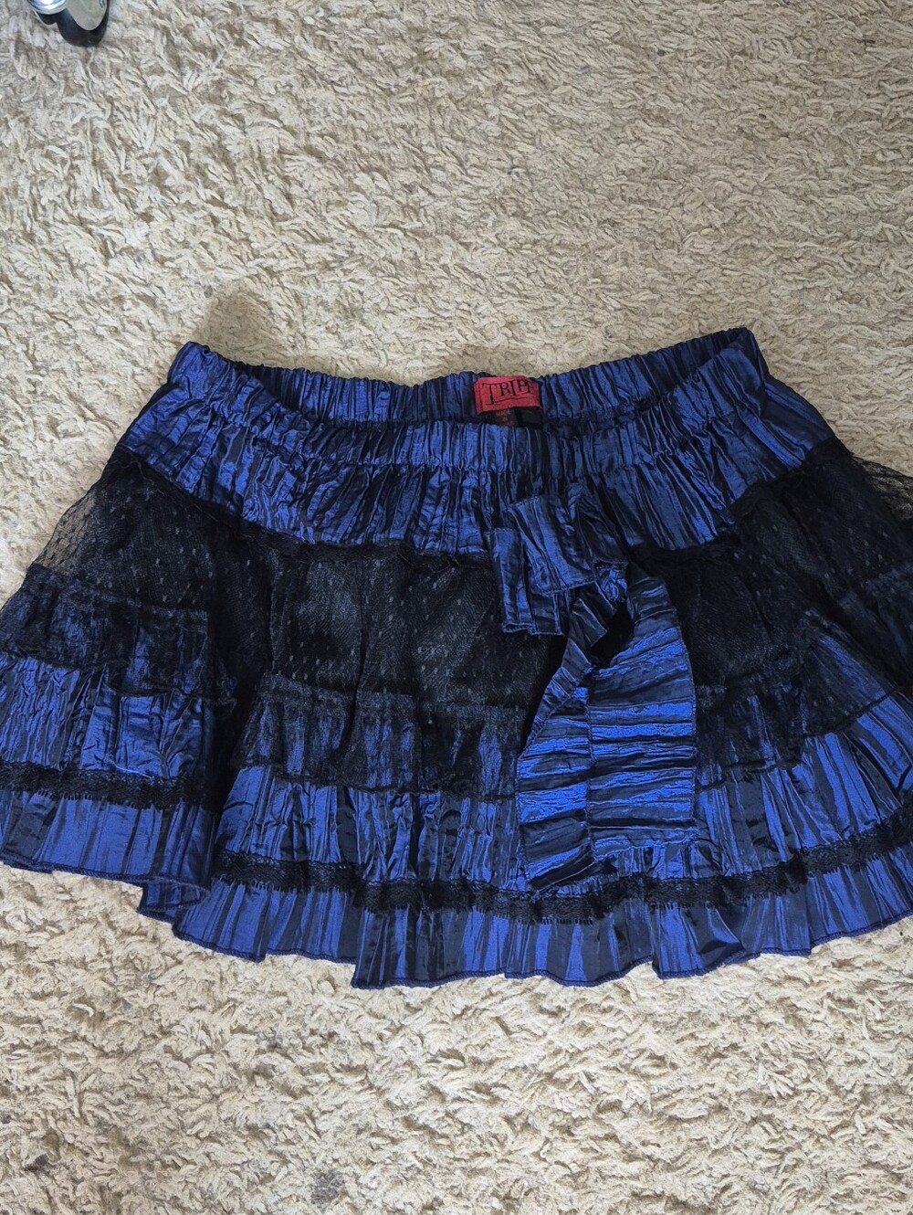 Tripp NYC Tiered Ruffle Mini Skirt Sz.L